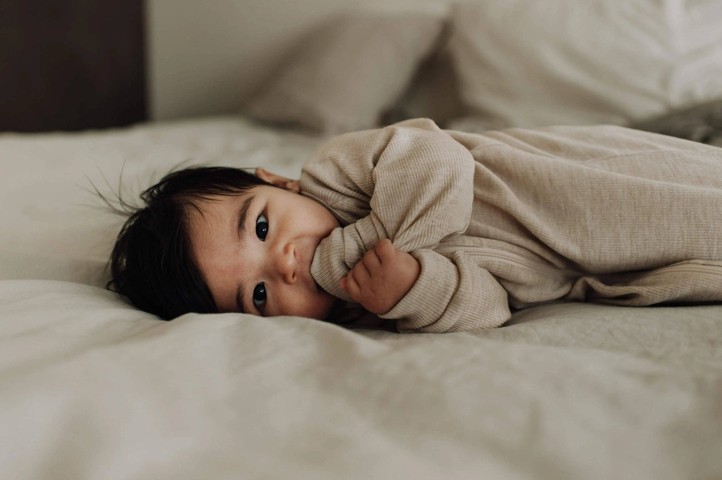 Pyjama bébé en 100 % laine mérinos
