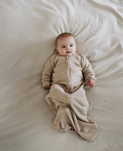 Pyjama bébé en 100 % laine mérinos