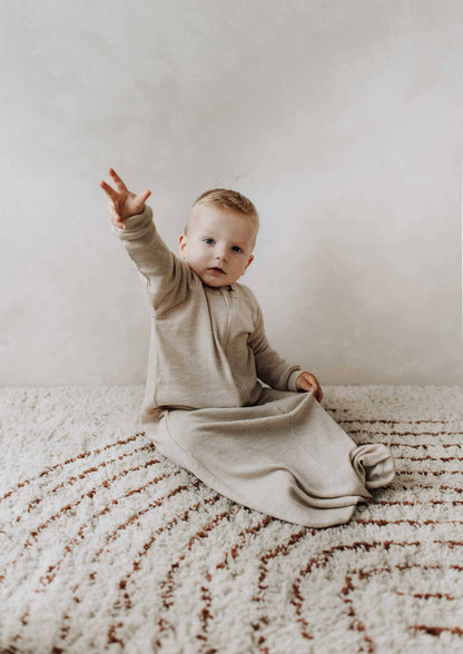 Pyjama bébé en 100 % laine mérinos