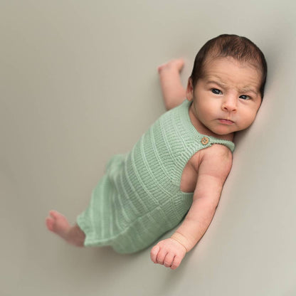 Knitted romper - organic