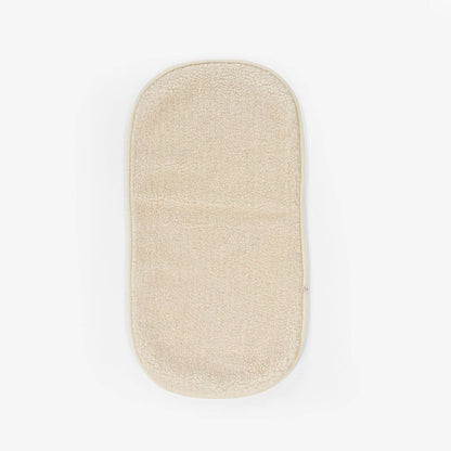 Underlag til barnevogn i 100% børstet merinould 35x75 cm