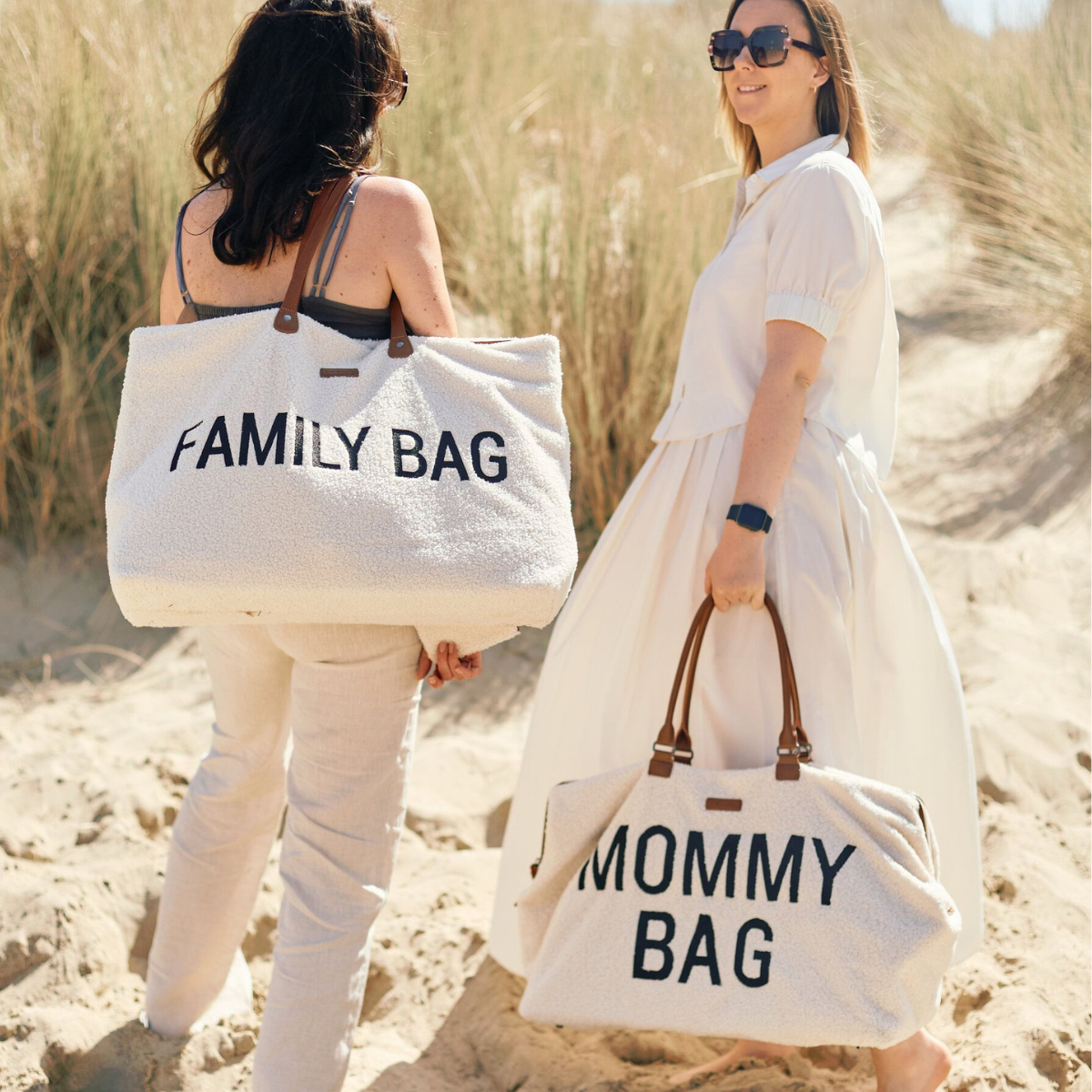 Mommy Bag® grand sac à langer - Teddy - Écru