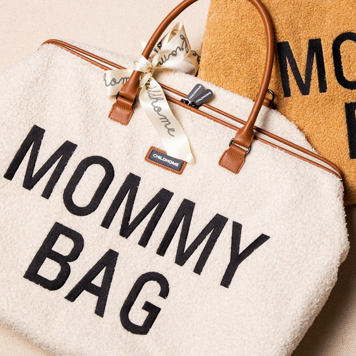 Mommy Bag® grand sac à langer - Teddy - Écru