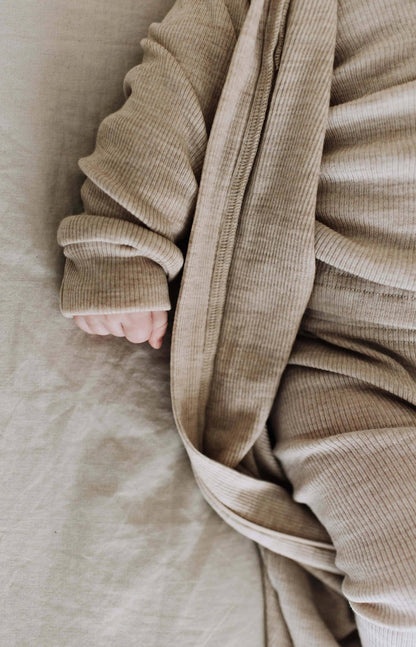 Pyjama bébé en 100 % laine mérinos
