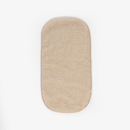 Underlag til barnevogn i 100% børstet merinould 35x75 cm