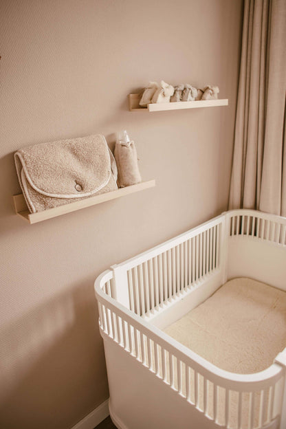 Cover for baby cot in 100% brushed merino wool 60x120 cm