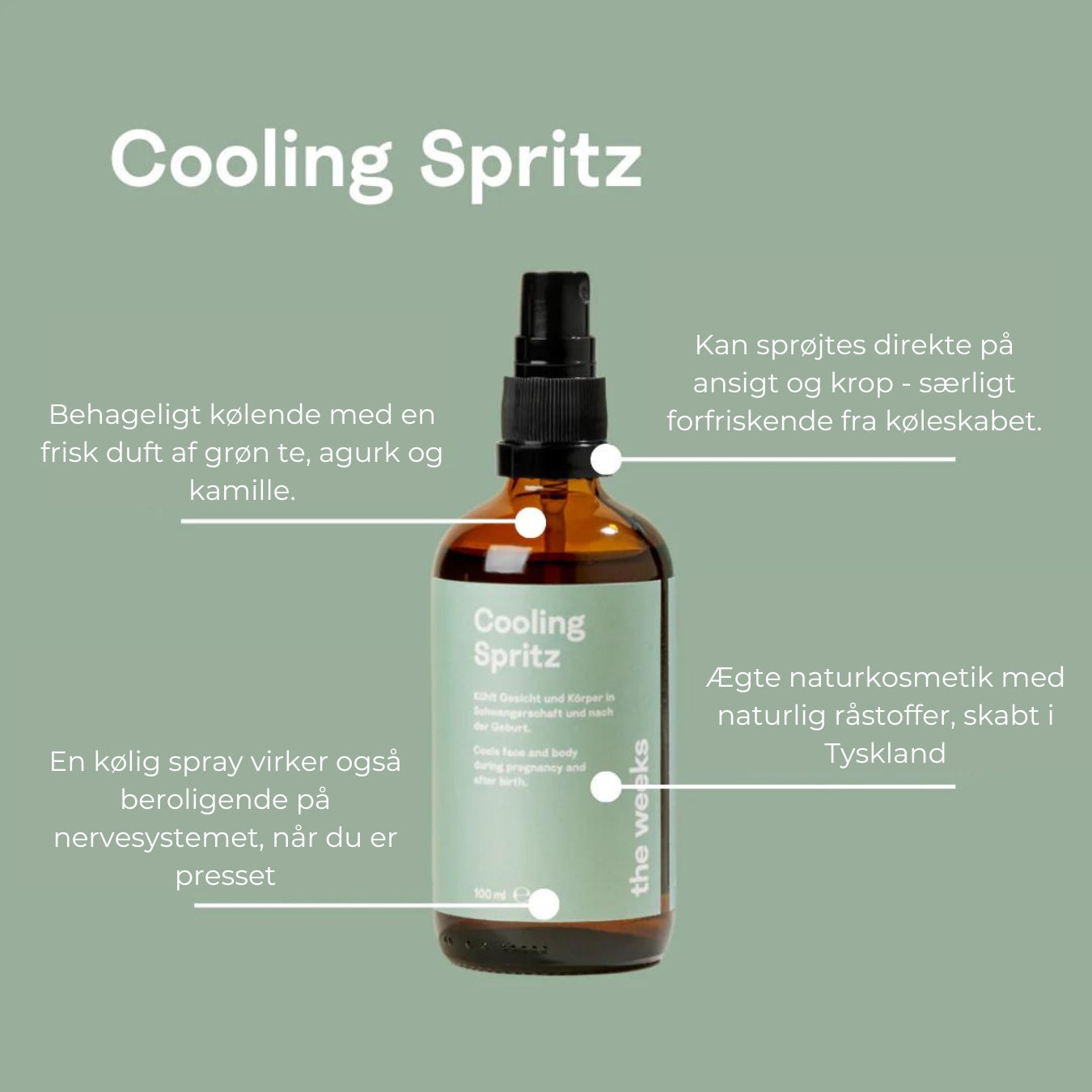 Cooling Spritz - til tunge ben og hedeture