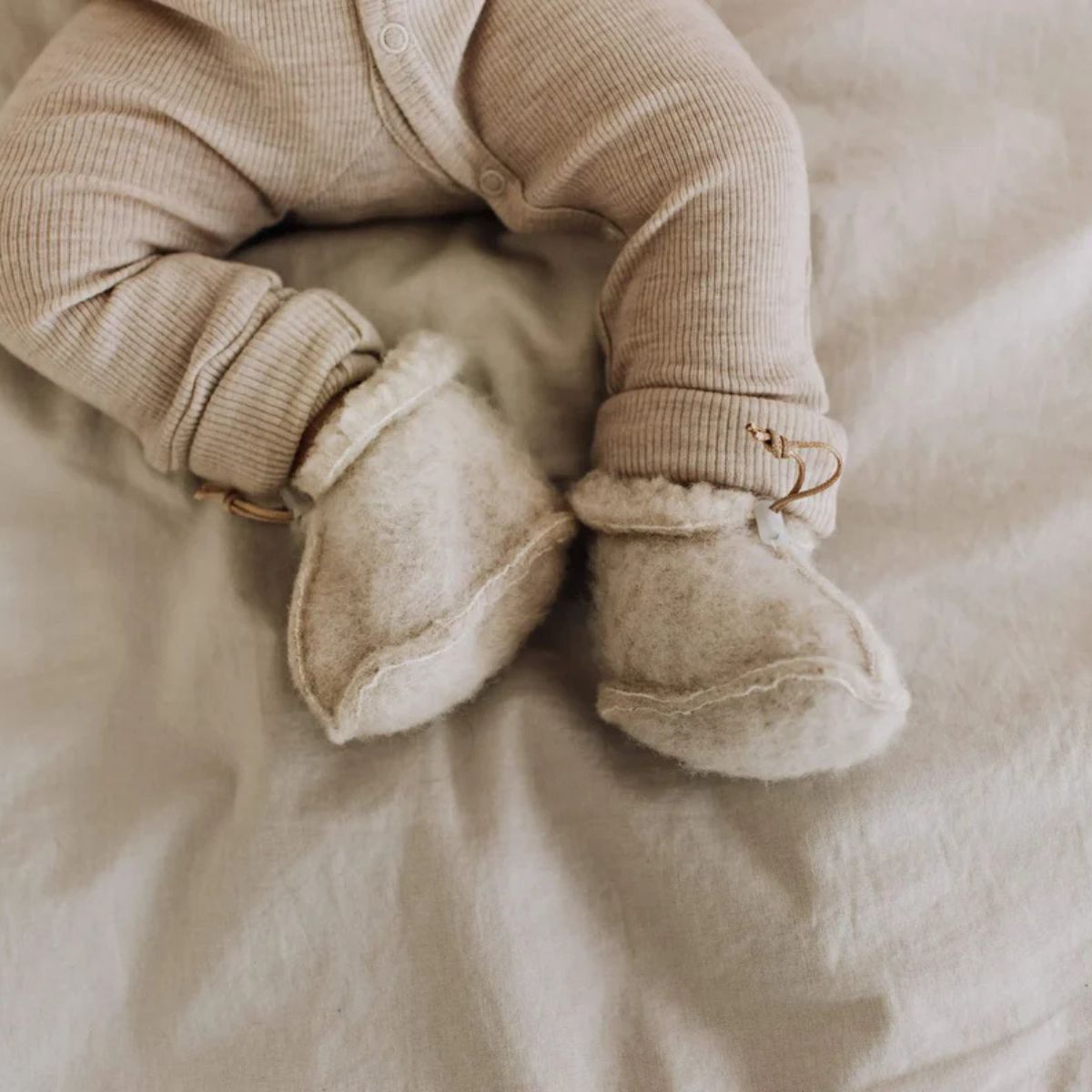 Babyfutter i 100% merinould