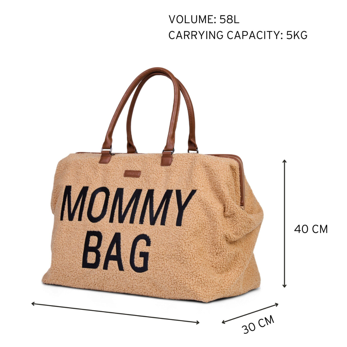 Mommy Bag® grand sac à langer - Teddy - Beige